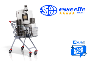 Cashback Hubix.it su Esseeffe: risparmiare su tecnologia ed elettrodomestici online